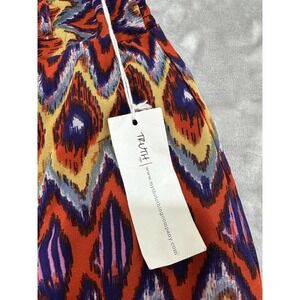 Truth NYC Wide Leg Pants Women's Size Medium Multicolor Palazzo New‎ With Tags
